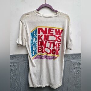 Vintage New Kids On The Block Tour T-Shirt 80s 90s NKOTB Band Tee Concert Shirt